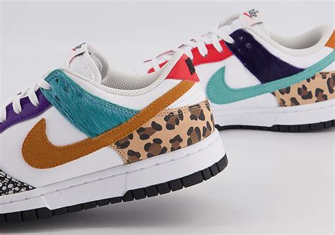 multi color Nike dunks